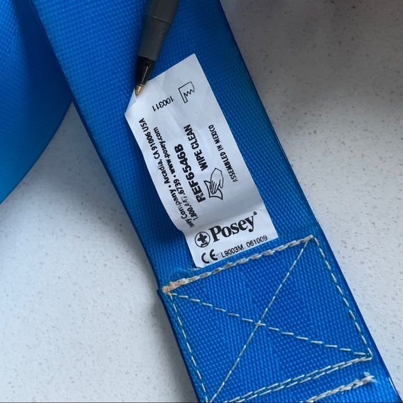 POSEY Adult Care E-Z Clean Polyurethane-Coated Webbing Transfer Belt / Gait Belt - Picture 2 of 4